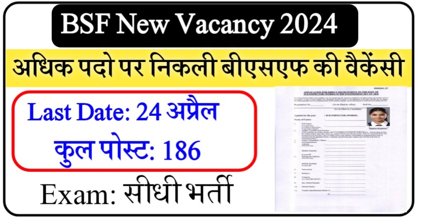 BSF Recruitment 2024 Notification Out