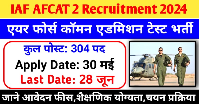 IAF AFCAT Recruitment 2024